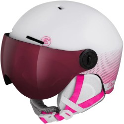 Speedy Pro Dziecięcy Kask Narciarski z Wizjerem 55-58 cm Zielony/Niebieski