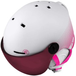 Speedy Pro Dziecięcy Kask Narciarski z Wizjerem 55-58 cm Zielony/Niebieski