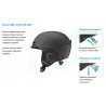 Outlet Kask narciarski UVEX ULTRA rozmiar 59 - 61 IAS + Pokrowiec Matowy