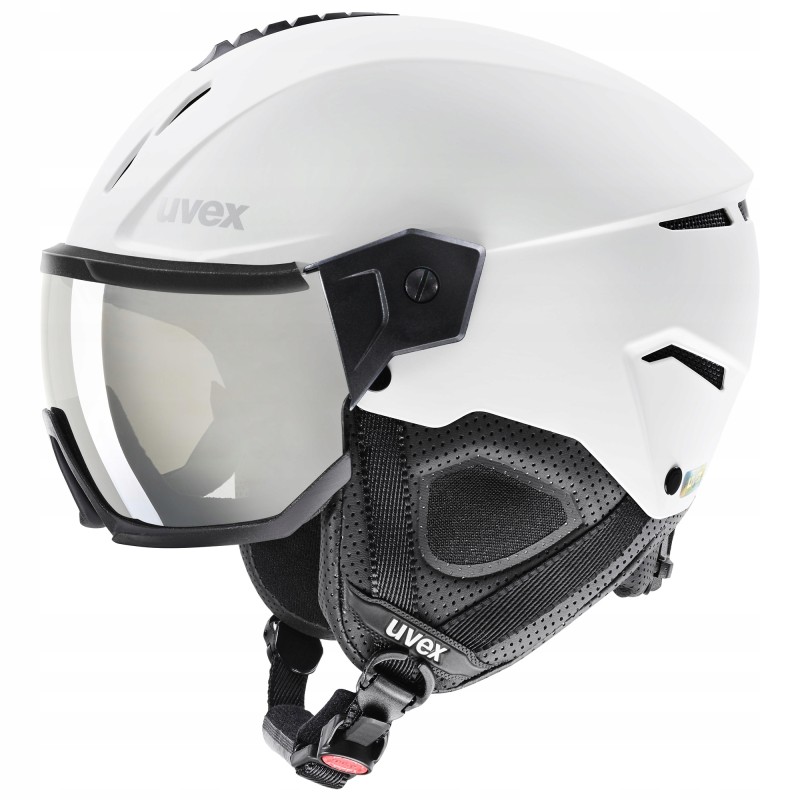 Outlet Kask narciarski Uvex Instinct Visor 59-61cm matowy biały