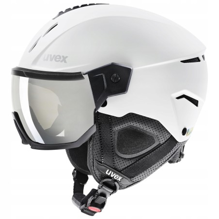 Outlet Kask narciarski Uvex Instinct Visor 59-61cm matowy biały