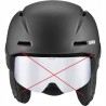 Outlet Uvex Viti Set kask narciarski dziecięcy FM 51-55 BEZ GOGLI Czarny