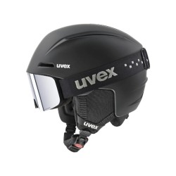 Outlet Uvex Viti Set kask narciarski dziecięcy FM 51-55 BEZ GOGLI Czarny