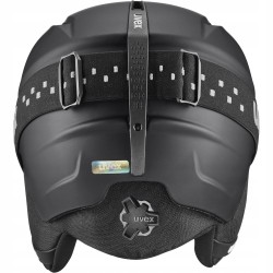 Outlet Uvex Viti Set kask narciarski dziecięcy FM 51-55 BEZ GOGLI Czarny