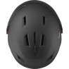 Outlet Kask Salomon PIONEER LT VISOR Unisex L 58-62 Czarny do narciarstwa