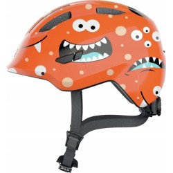 Kask dziecięcy ABUS KIDS SMILEY 3.0 Pomarańczowy monster - S 45-50cm