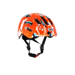 Kask dziecięcy ABUS KIDS SMILEY 3.0 Pomarańczowy monster - S 45-50cm