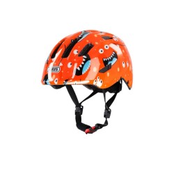 Kask dziecięcy ABUS KIDS SMILEY 3.0 Pomarańczowy monster - S 45-50cm