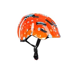Kask dziecięcy ABUS KIDS SMILEY 3.0 Pomarańczowy monster - S 45-50cm