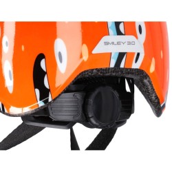 Kask dziecięcy ABUS KIDS SMILEY 3.0 Pomarańczowy monster - S 45-50cm