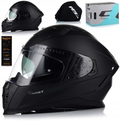 KASK MOTOCYKLOWY CGM 311A BLAST MAT ECER 22.06 + BLENDA + ANTIFOG CZARNY