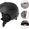 Outlet SENA LATITUDE S1 KASK NARCIARSKI WBUDOWANY INTERKOM BT R. L CZARNY