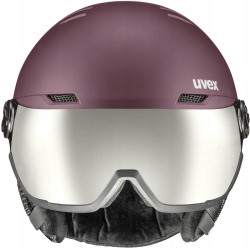 Kask narciarski Uvex Wanted Visor 7005 54-58 cm Unisex S/M Rózowy