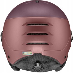 Kask narciarski Uvex Wanted Visor 7005 54-58 cm Unisex S/M Rózowy