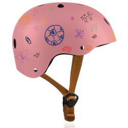 Outlet Kask Lionelo dziecięcy na rower hulajnogę rozmiar S 50-56cm Różowy