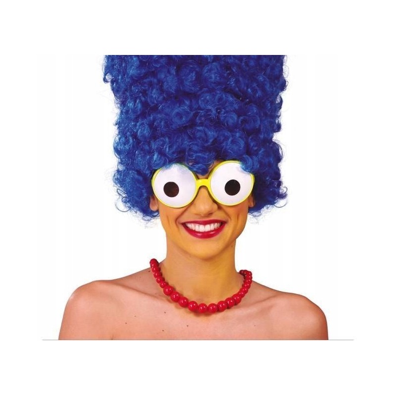 Outlet Okulary jajka marge minion wystające Oczy na prezent Zołty/Biały