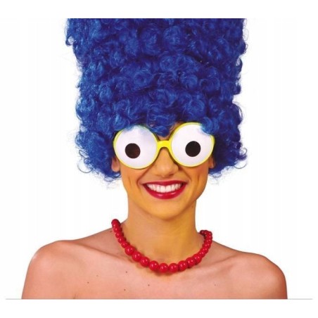 Outlet Okulary jajka marge minion wystające Oczy na prezent Zołty/Biały