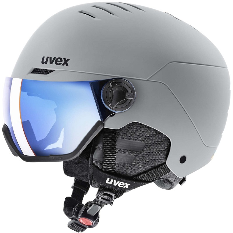 Outlet Kask narciarski snowboardowy Uvex Wanted Visor r. 54-58cm rhino mat