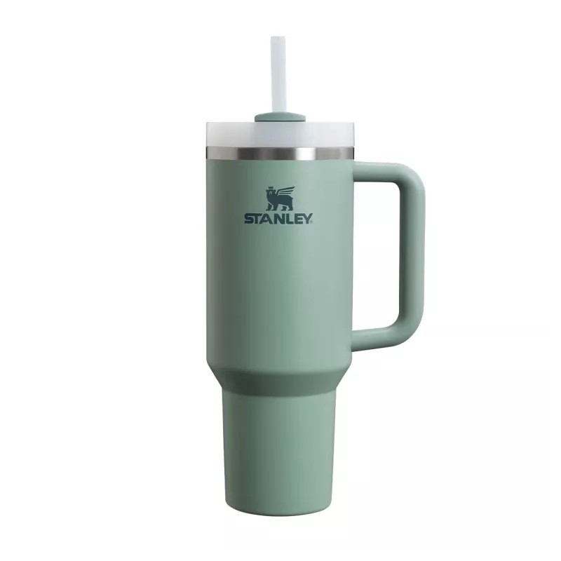 Outlet Stanley kubek termiczny Quencher H2.O Tumbler Shale 1.18L zielony