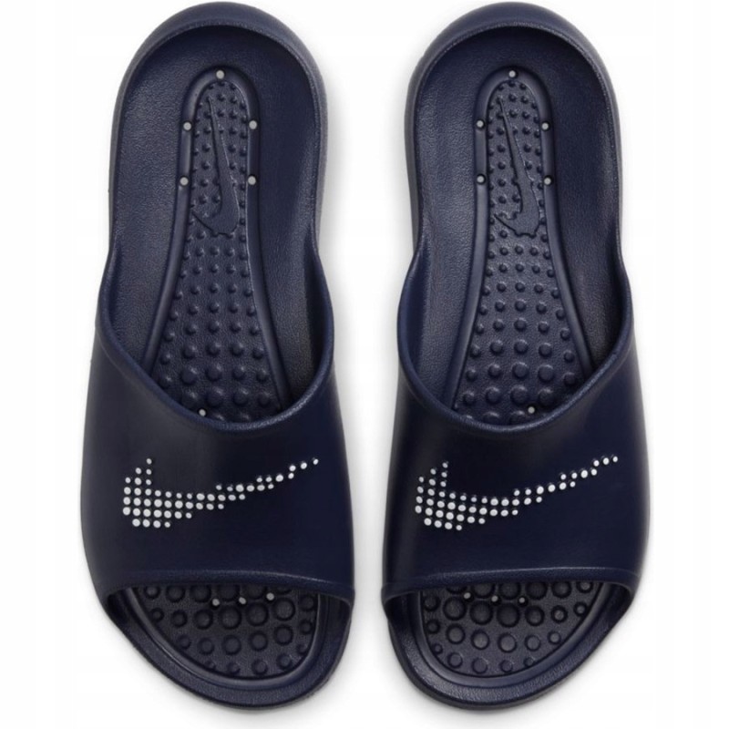 Klapki Nike Victori One na basen swoosh logo roz. 44 niebieski