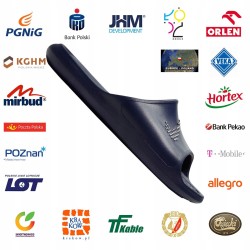 Klapki Nike Victori One na basen swoosh logo roz. 44 niebieski