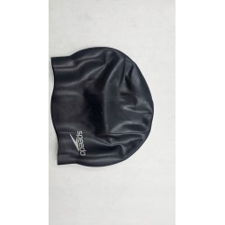 Outlet Czepek pływacki dla dorosłych Silikon Speedo czarny ergonomiczny