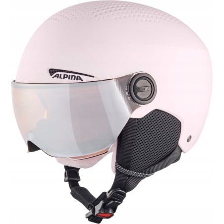 Outlet KASK ALPINA ZUPO VISOR w rozmiarze 54-58 matowo różowy