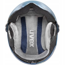 Kask narciarski Uvex dziecięcy Rocket Jr Visor 8005 54-58 cm M Niebieski