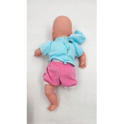 USZKODZONY DUŻY BOBAS LAURA GŁODNA LALKA 38 CM + ZESTAW DO KARMIENIA