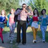 Outlet Męskie Spodnie Dzwony Vintage 60s/70s Slim Flare Roz.L Czarny