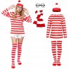 Damski Strój przebranie Gdzie jest Wally na karnawał i Halloween XL