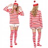 Damski Strój przebranie Gdzie jest Wally na karnawał i Halloween XL