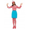 Damski Strój przebranie Gdzie jest Wally na karnawał i Halloween XL