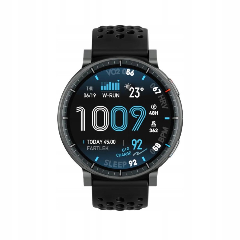 Outlet Smartwatch Amazfit Active Max NFC czarny bluetooth czujnik tętna