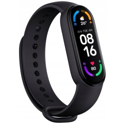 USZKODZONY Smartband Xiaomi Mi Band 6 Sportowy zegarek BT 5.0 Czarny