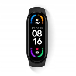 USZKODZONY Smartband Xiaomi Mi Band 6 Sportowy zegarek BT 5.0 Czarny