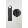 Outlet Zestaw stożków treningowych z otworami 50 sztuk 5x19cm różnokolorowe