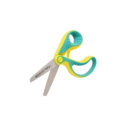 Outlet Nożyczki dziecięce TWM Ergo junior 13 cm żółto-zielone
