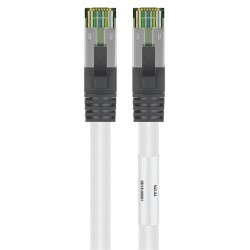 Outlet Patchcord S/FTP Goobay RJ45 3 m szary Cat 8.1 standard 25/40G Base-T