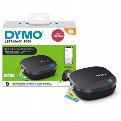 Outlet Drukarka etykiet Dymo LetraTag 200B Bluetooth z taśmą 12mm