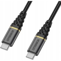 Outlet Otterbox Kabel USB-C do USB-C 1m szybkie ładowanie czarny nylonowy