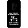 Outlet Pokrowiec na Galaxy S9+ z motywem traktora w języku niemieckim
