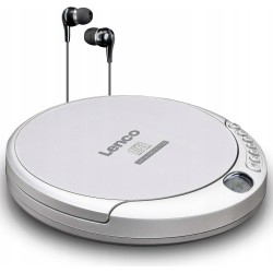 Outlet Lenco Discman CD-201S Odtwarzacz CD MP3 z Antishock + słuchawki