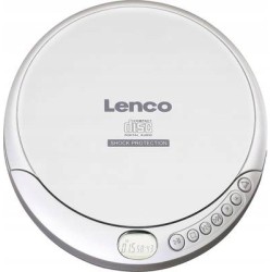 Outlet Lenco Discman CD-201S Odtwarzacz CD MP3 z Antishock + słuchawki
