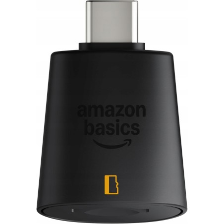 Outlet G0650 Amazon Basics Micro SD Card Reader USB-C 3.0 200 MB/S Czarny