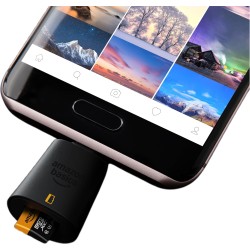 Outlet G0650 Amazon Basics Micro SD Card Reader USB-C 3.0 200 MB/S Czarny