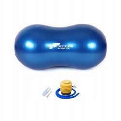 Outlet Piłka Rehabilitacyjna Fasolka 45x90cm do Jogi i Fitness z Pompką