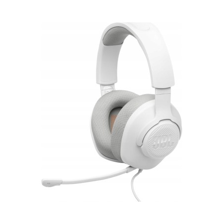 Outlet Słuchawki dla graczy JBL Quantum 100 M2 Białe z mikrofonem do PC