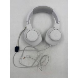 Outlet Słuchawki dla graczy JBL Quantum 100 M2 Białe z mikrofonem do PC