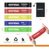 Outlet GRIFEMA Zestaw 5 gum oporowych z 5 poziomami oporu różnokolorowe